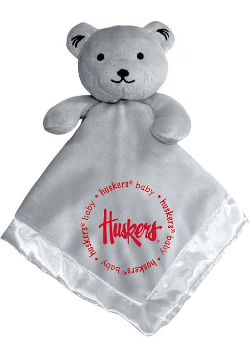 Gray Nebraska Cornhuskers Baby Blanket - Grey
