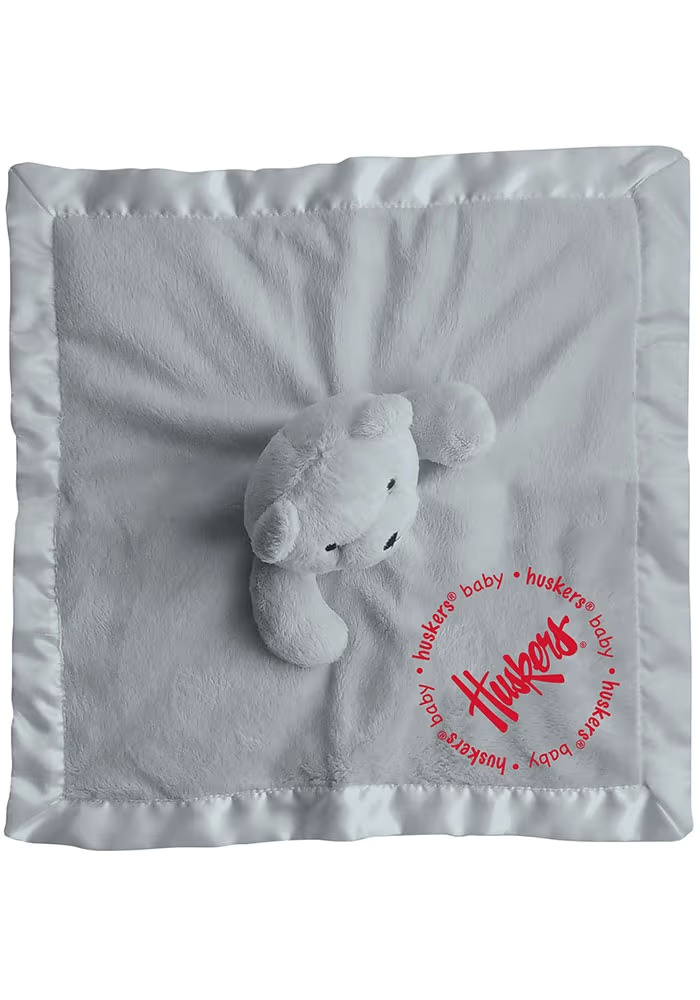 Gray Nebraska Cornhuskers Baby Blanket - Grey