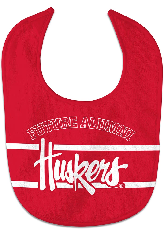 Nebraska Cornhuskers  Future Alumni Baby Bib - Red