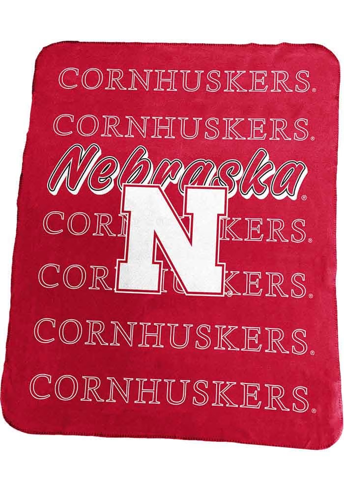 Nebraska Cornhuskers Red Logo Brands Classic Fleece Blanket