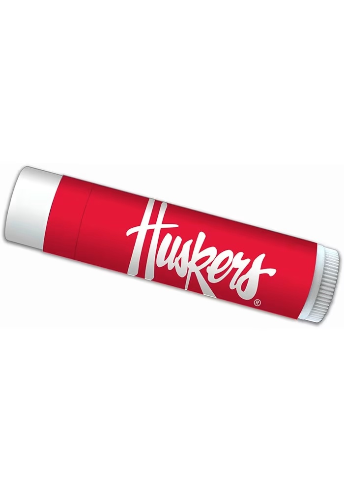 Red Nebraska Cornhuskers "Huskers" Lip Balm