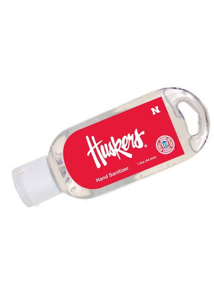Red Nebraska Cornhuskers 1.5 Oz Hand Sanitizer