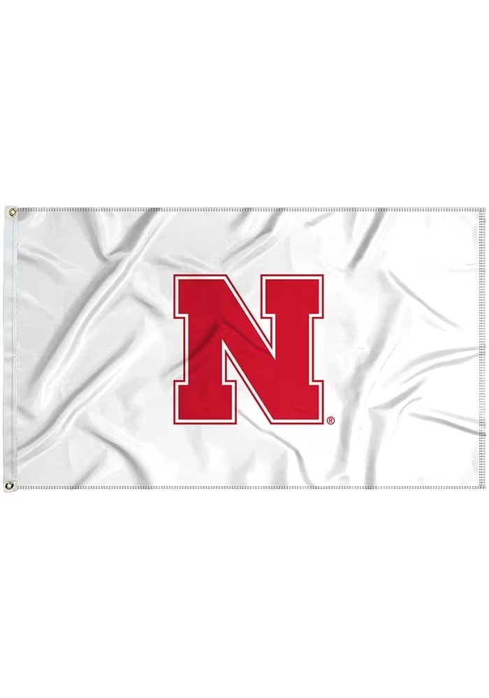 Nebraska Cornhuskers 3x5 Away Silk Screen Flag