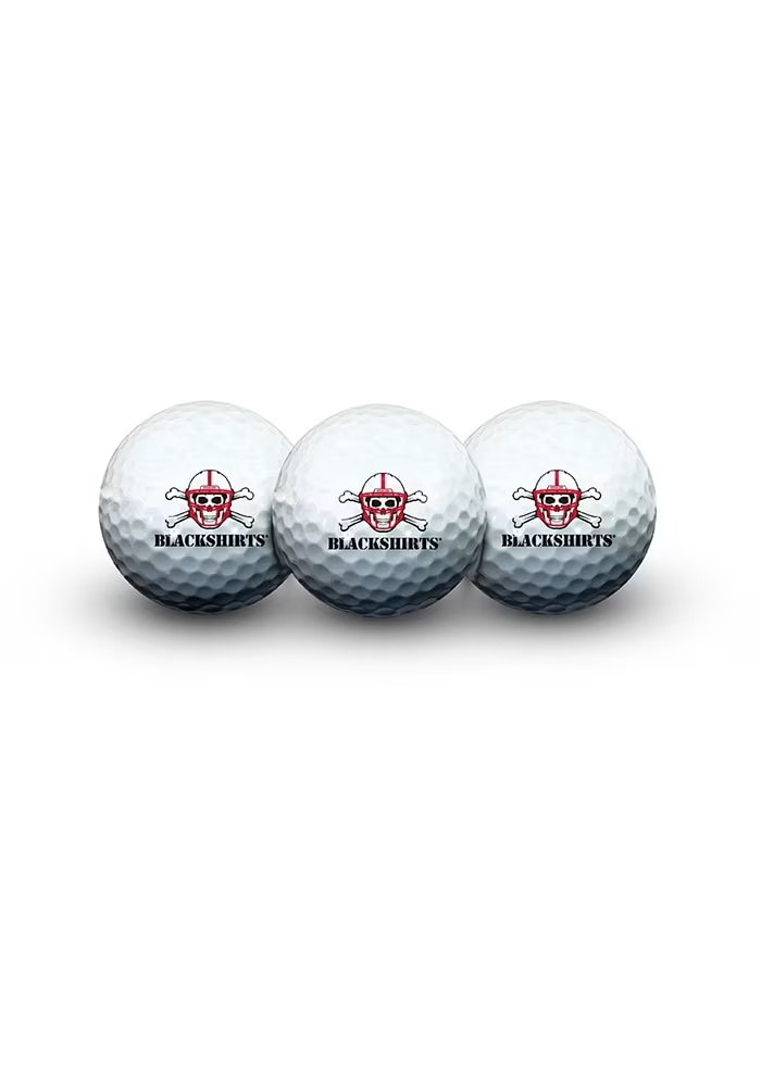 Red Nebraska Cornhuskers 3 Pack Golf Balls