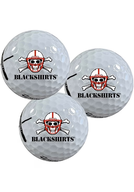 Red Nebraska Cornhuskers 3 Pack Golf Balls