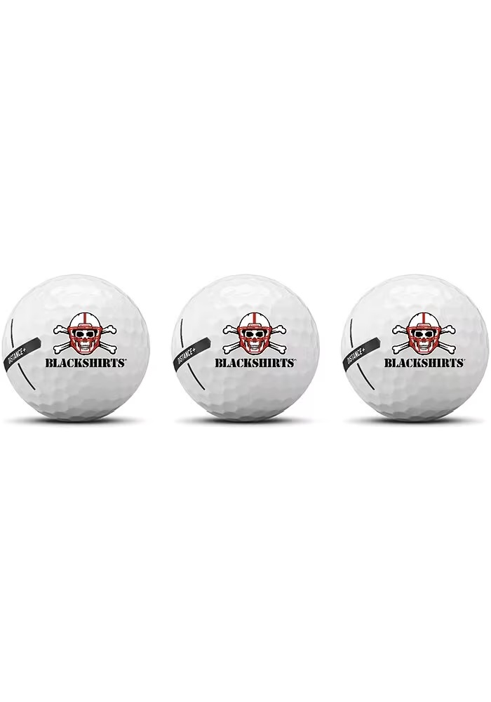 Red Nebraska Cornhuskers 3 Pack Golf Balls