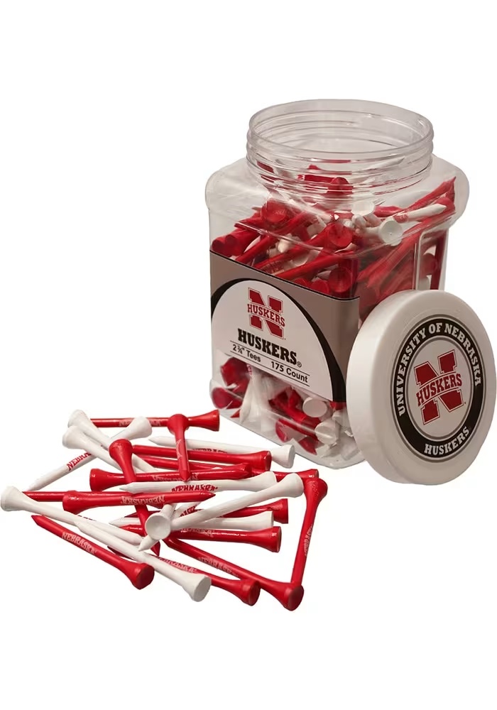 Nebraska Cornhuskers 175 Count Golf Tees