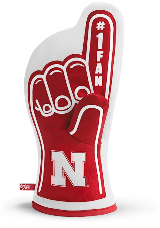 Red Nebraska Cornhuskers Fan Grill Mitt
