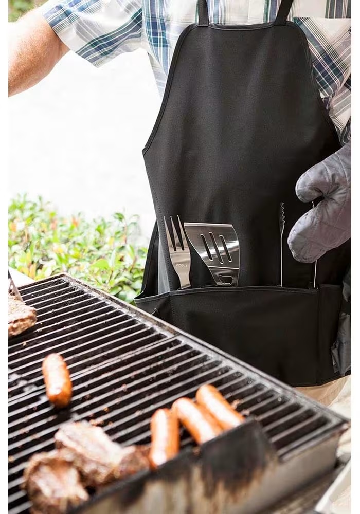 Black Nebraska Cornhuskers Pro Grill Apron Set