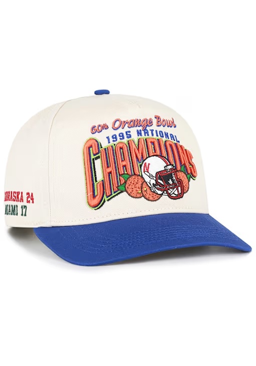 47 Ivory Nebraska Cornhuskers Orange Bowl 2T Hitch Adjustable Hat