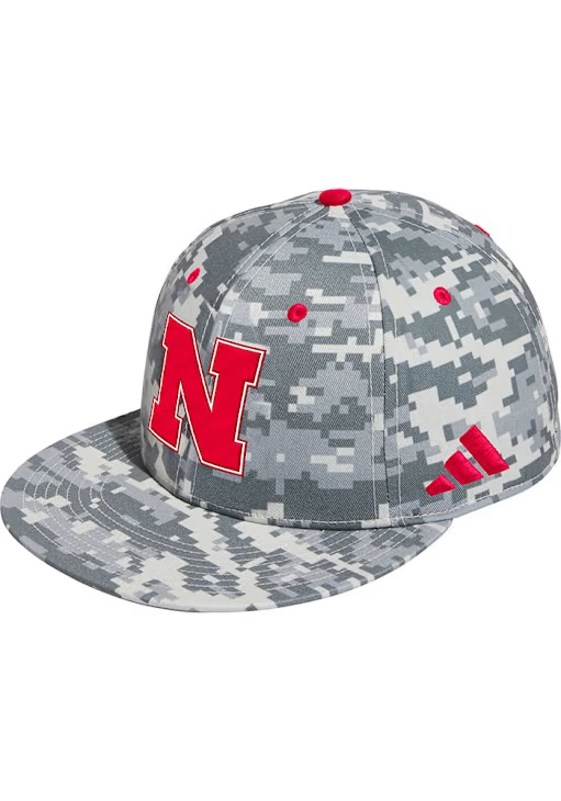 Nebraska Cornhuskers Adidas Baseball Wool Fitted Fitted Hat - Green
