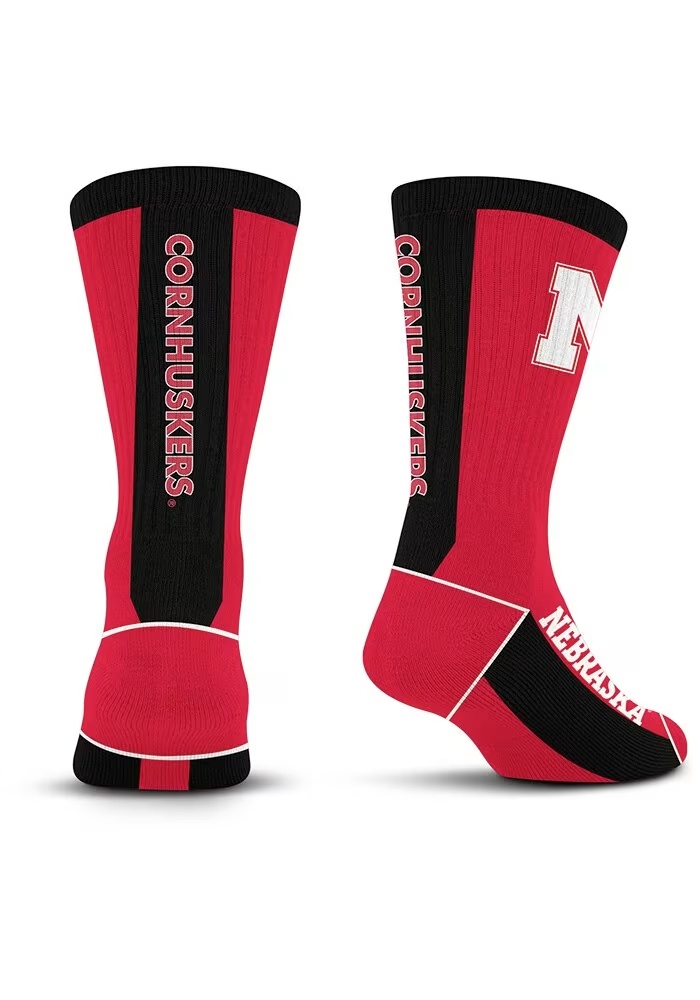 577 MVP Nebraska Cornhuskers Youth Crew Socks - Red