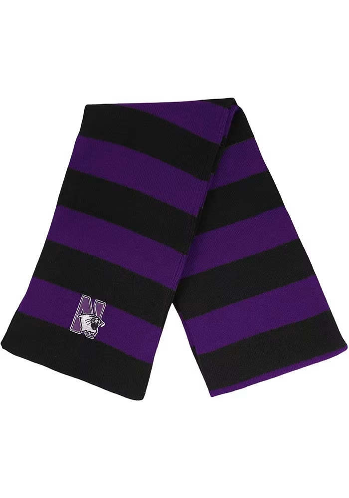 Northwestern Wildcats LogoFit Niagara Mens Scarf - Purple