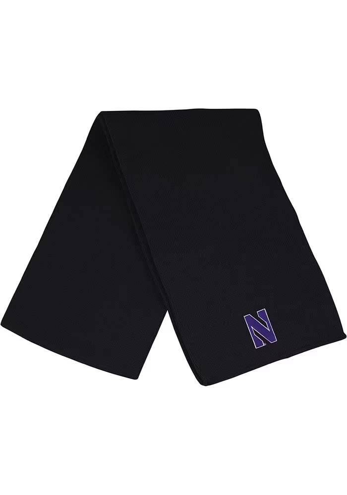 Northwestern Wildcats LogoFit Frosty Mens Scarf - Black