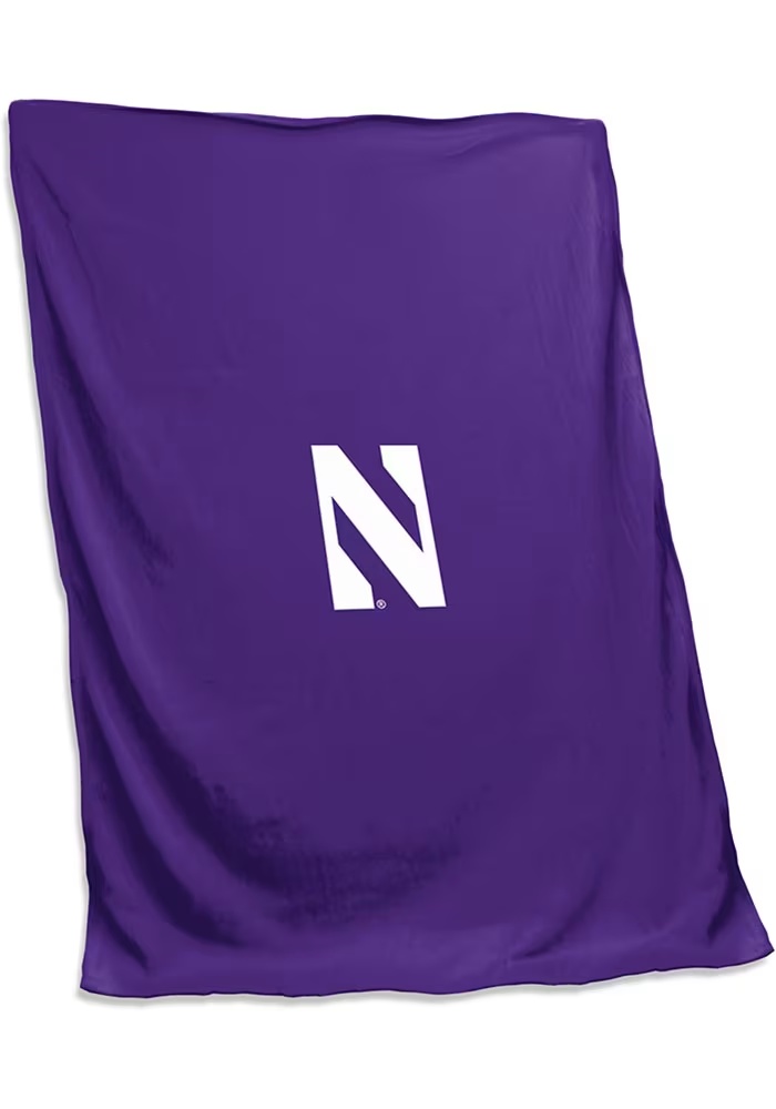 Wildcats Purple Logo Brands Screened Sweatshirt Sweatshirt Blanket