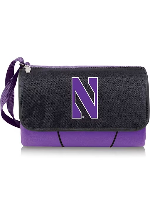 Northwestern Wildcats Purple Picnic Time Outdoor Picnic Fleece Blanket