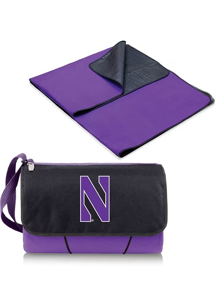 Northwestern Wildcats Purple Picnic Time Outdoor Picnic Fleece Blanket