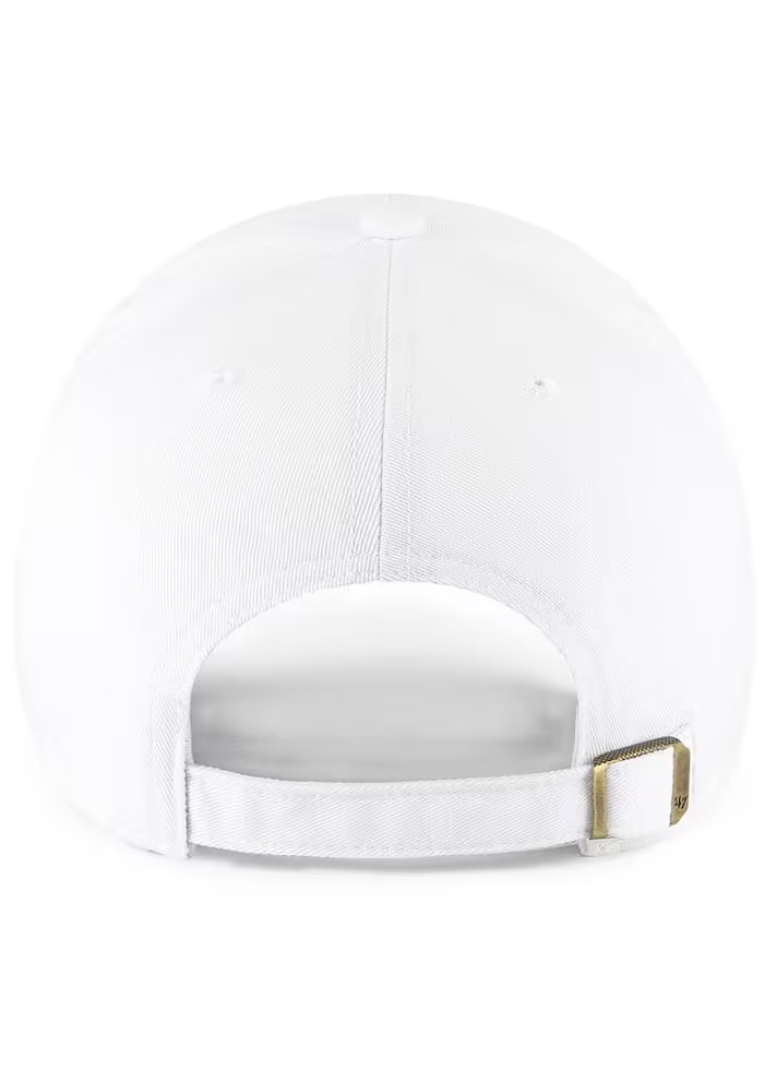 47 White Indiana Hoosiers 2025 Big Ten Football Champs Event Clean Up Adjustable Hat