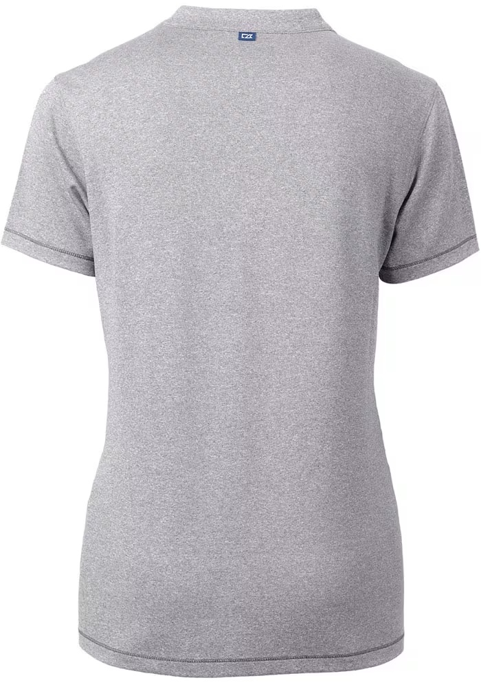 Northwestern Wildcats Grey Cutter and Buck Vault Forge Short Sleeve T-Shirt