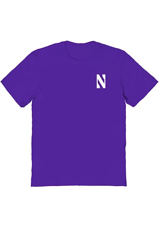 Northwestern Wildcats Purple Vive La Fete Impressions Short Sleeve T-Shirt
