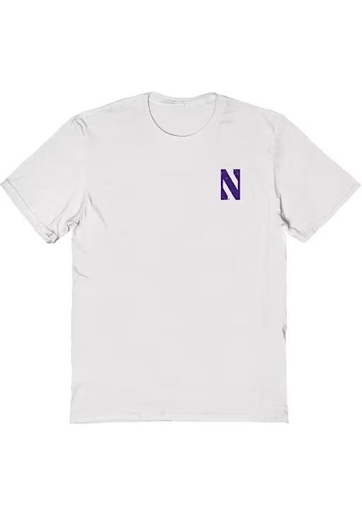 Northwestern Wildcats White Vive La Fete Impressions Short Sleeve T-Shirt