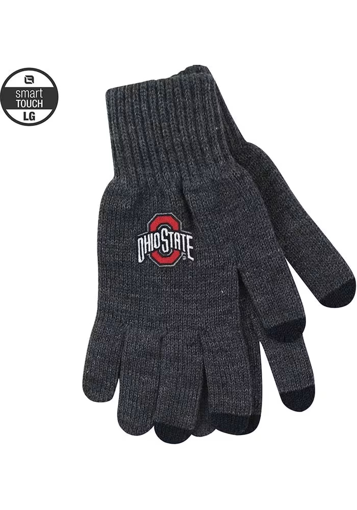 Ohio State Buckeyes LogoFit Touch Screen Mens Gloves - Red