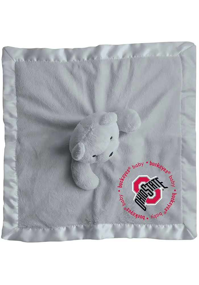 Gray Ohio State Buckeyes Baby Blanket - Grey