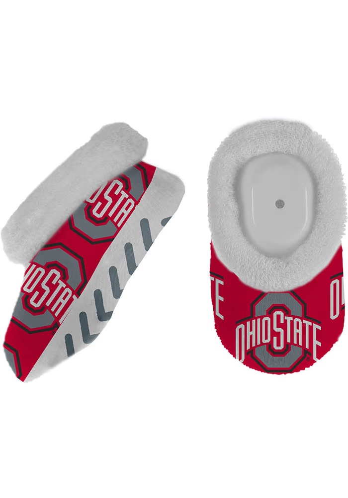 Forever Fan Ohio State Buckeyes Baby Bootie Boxed Set - Red