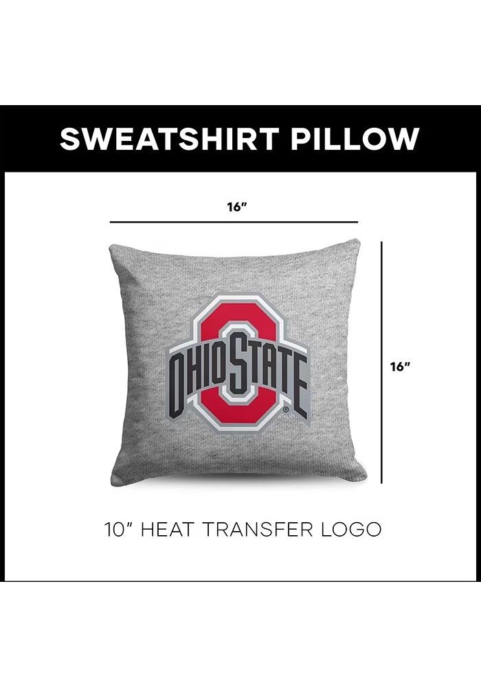 Ash Buckeyes Sweatshirt Pillow Throw Pillow