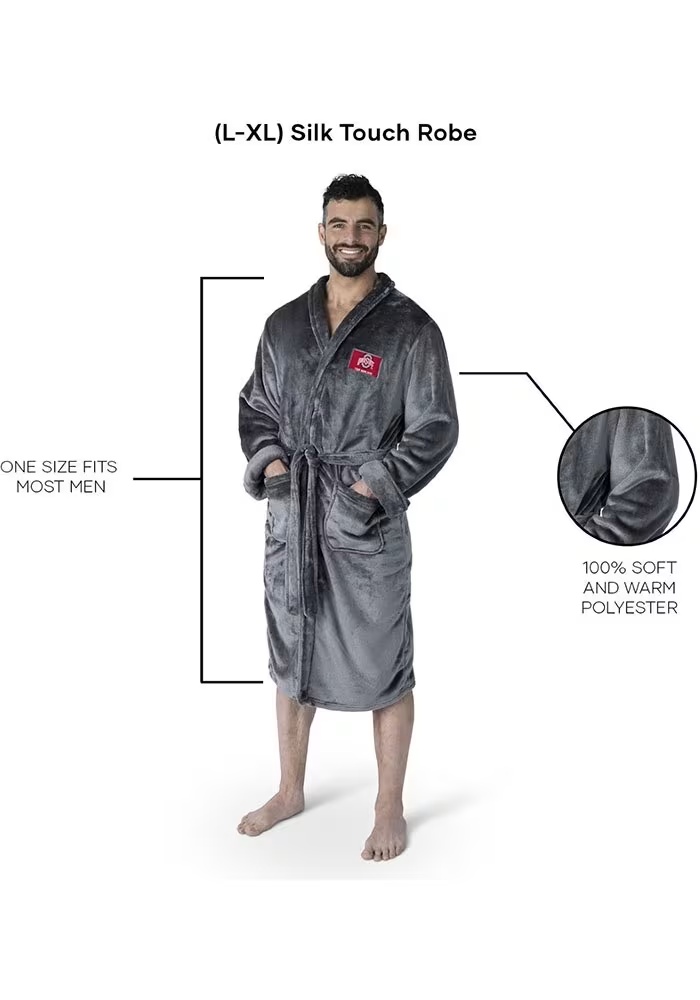 Charcoal Ohio State Buckeyes L/XL Bathrobes