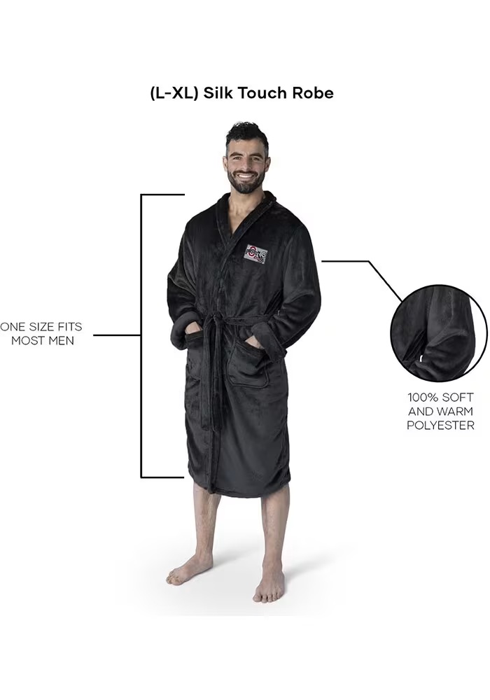 Black Ohio State Buckeyes L/XL Bathrobes