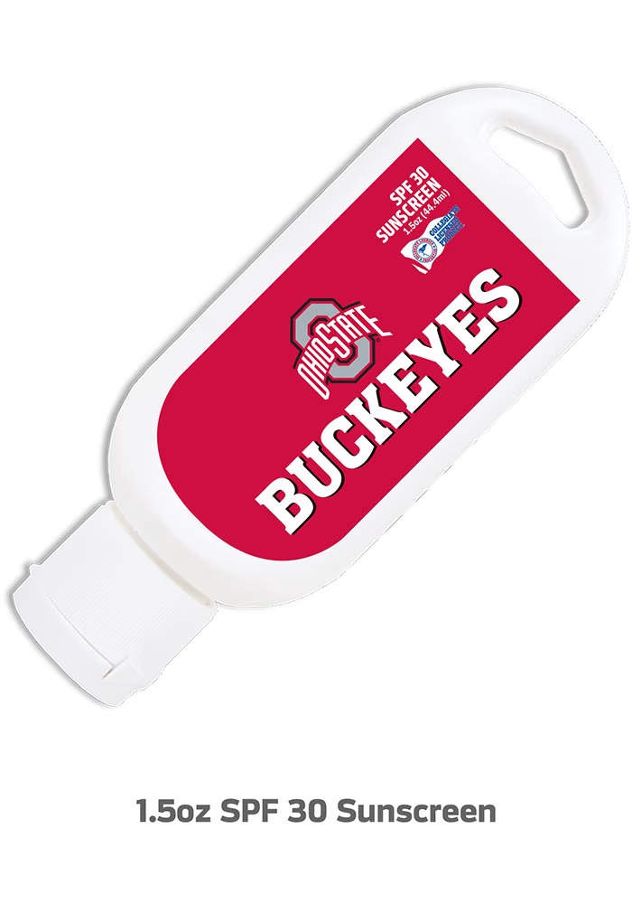 Red Ohio State Buckeyes 1.5oz SPF 30 Sunscreen