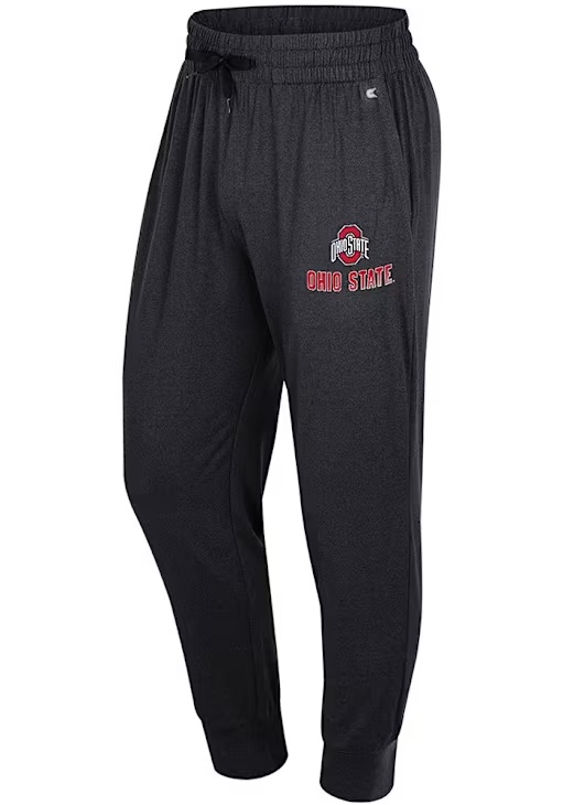 Mens Ohio State Buckeyes Black Colosseum Mac Jogger Pants