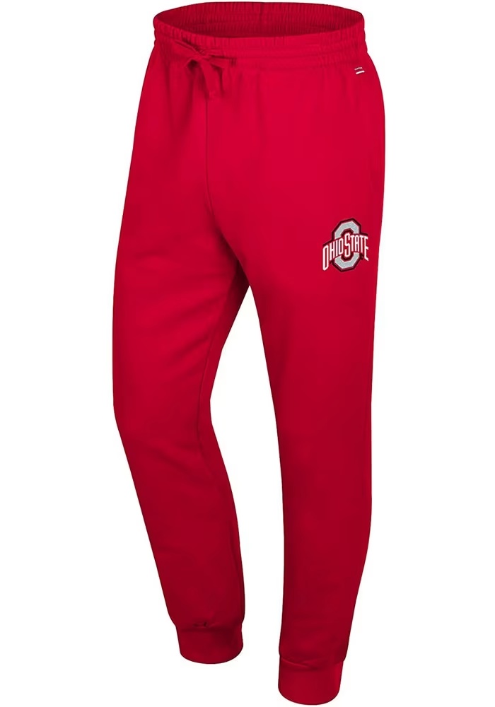 Mens Ohio State Buckeyes Red Colosseum Charlie Sweatpants