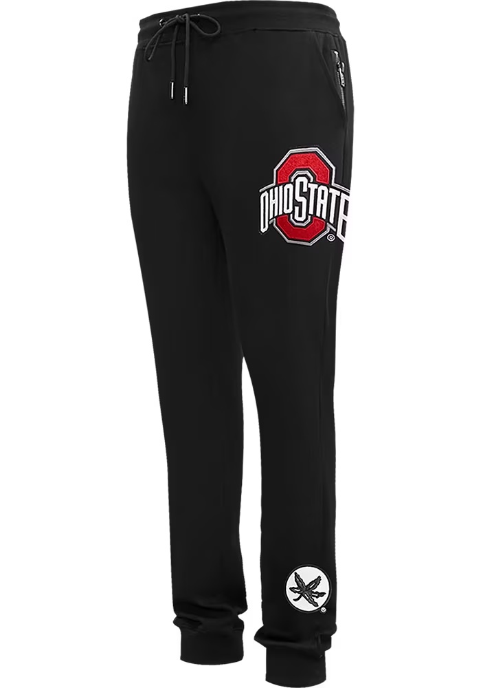 Mens Ohio State Buckeyes Black Pro Standard Classic Sweatpants