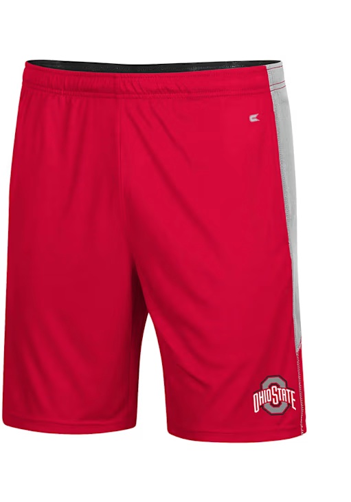 Mens Ohio State Buckeyes Red Colosseum Jigawatts Shorts