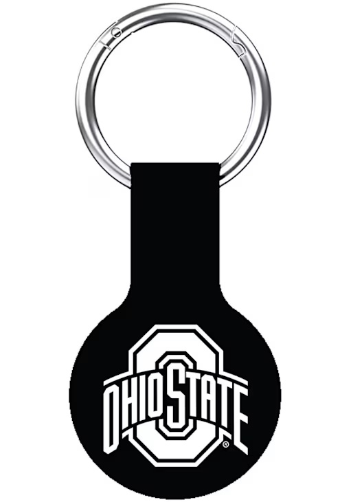 Black Ohio State Buckeyes Airtag Case Phone Cover