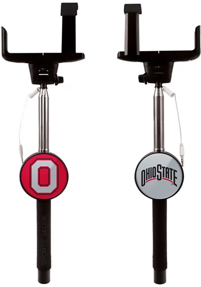 Black Ohio State Buckeyes Selfie Stick Computer Accessory