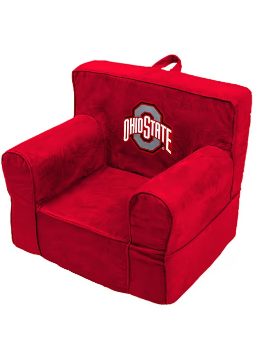 Red Ohio State Buckeyes Kids Foam Chair Club Chair - Official Big Ten ...