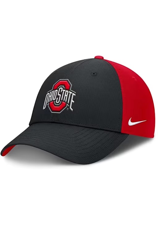 Nike Black Ohio State Buckeyes NIKE CLUB LOCAL STRUCTURED ADJUSTABLE CAP Adjustable Hat