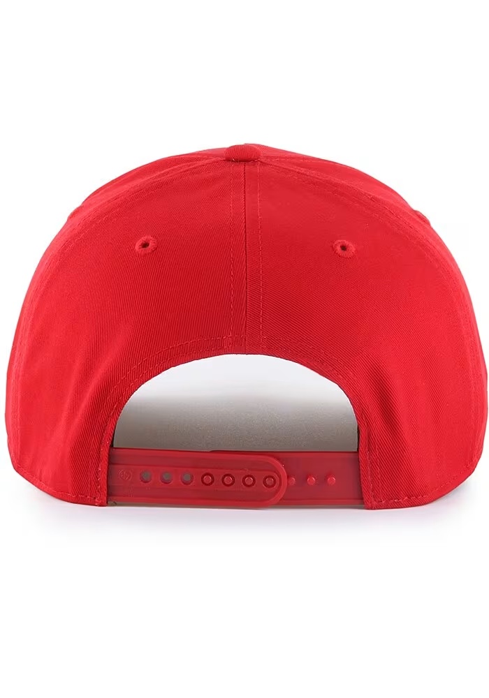 47 Red Ohio State Buckeyes Rope Side Patch Hitch Adjustable Hat