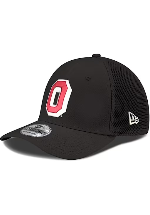 Ohio State Buckeyes New Era Retro Neo 39THIRTY Flex Hat - Black