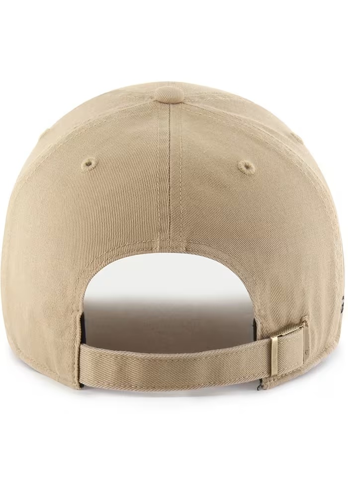 47 Tan Ohio State Buckeyes Micro Patch 47 Clean Up Adjustable Hat
