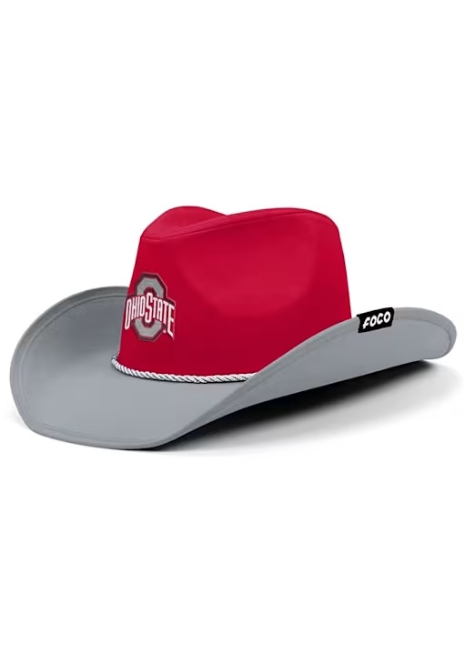Ohio State Buckeyes Forever Collectibles Two-Tone Cowboy Hat Mens Cowboy Hat - Red