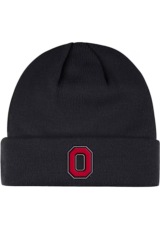 Ohio State Buckeyes Colosseum Woody Beanie Mens Knit Hat - Black