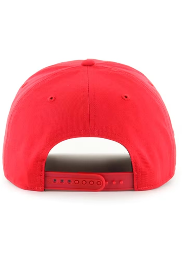 47 Red Ohio State Buckeyes Overhand Script Hitch Adjustable Hat