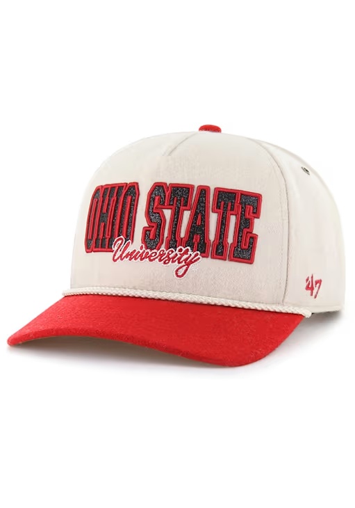 47 Tan Ohio State Buckeyes SCL SCRIMMAGE 47 HITCH RF Adjustable Hat