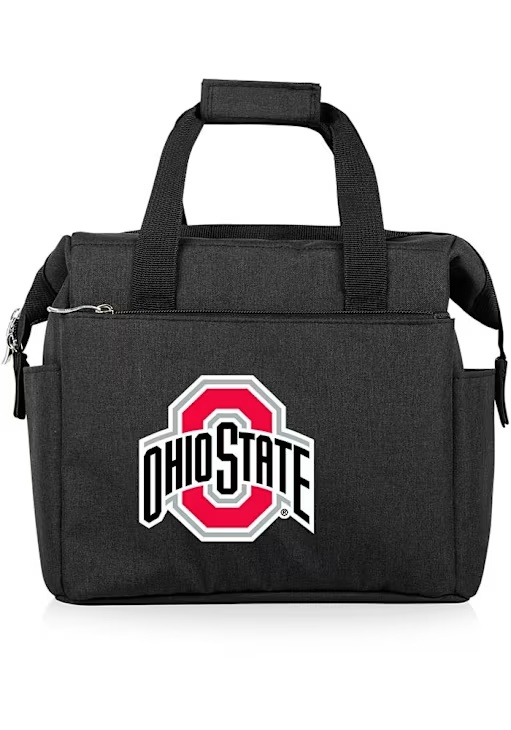 Ohio State Buckeyes Picnic Time On The Go Insulated Tote Bag - Black