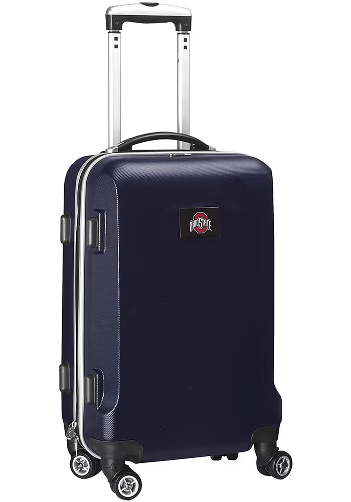 20 Hard Shell Carry On Ohio State Buckeyes Luggage - Navy Blue