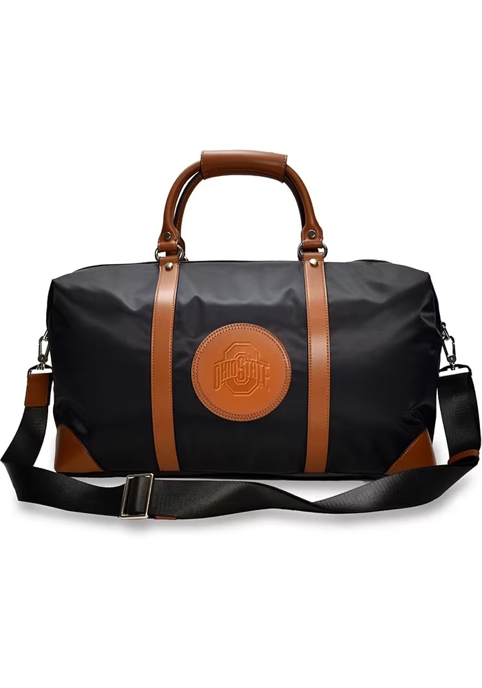 Debossed Duffel Ohio State Buckeyes Luggage - Black